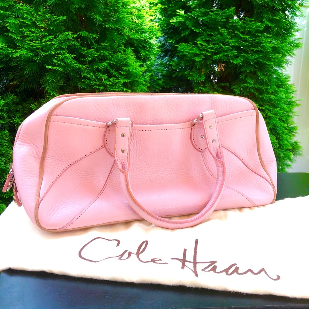 Cole Haan Light Pink Leather Satchel